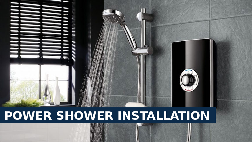 Power shower installation Southfleet